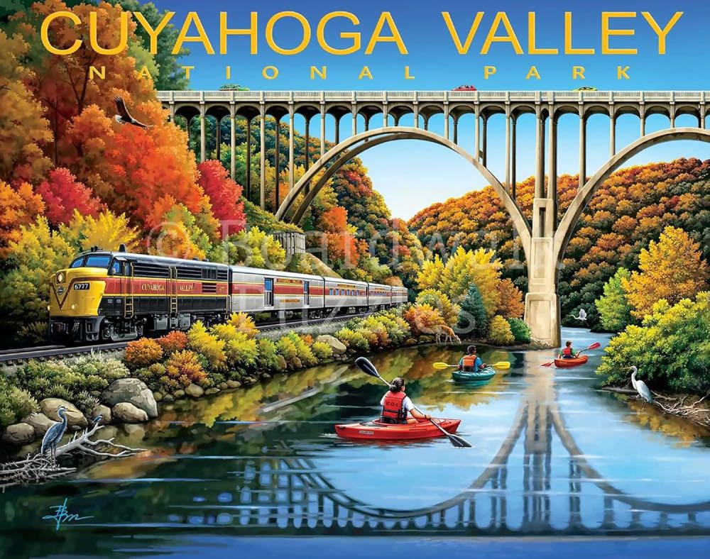 Cuyahoga Valley (V) 🧩 - Boardwalk Puzzle Company puzzle collectible - Main Image 2