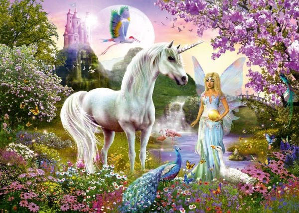 Fairy And Unicorn 🟦 - Schmidt Puzzle puzzle collectible [Barcode 4001504589516] - Main Image 2