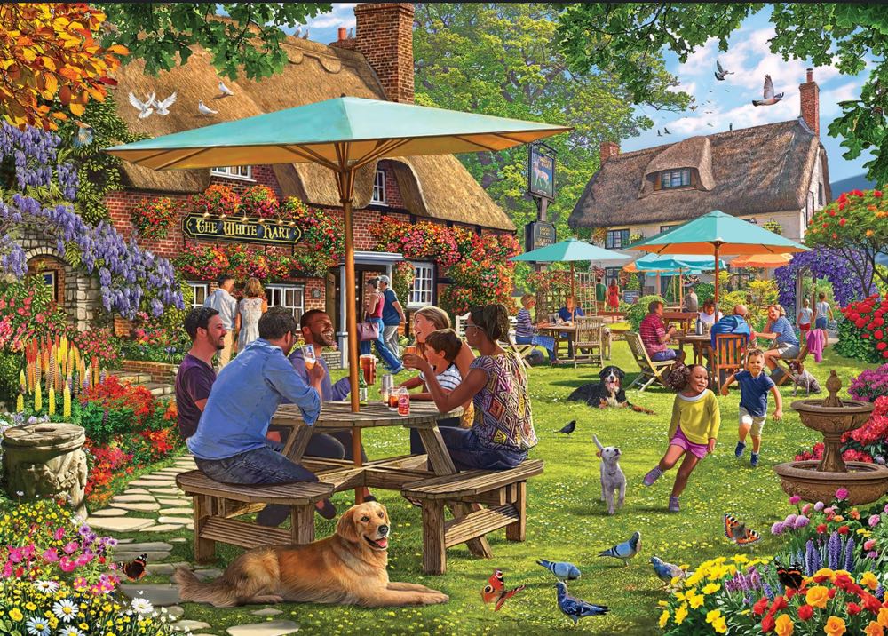 Summer At The Pub - Falcon de luxe puzzle collectible [Barcode 8721017603030] - Main Image 2