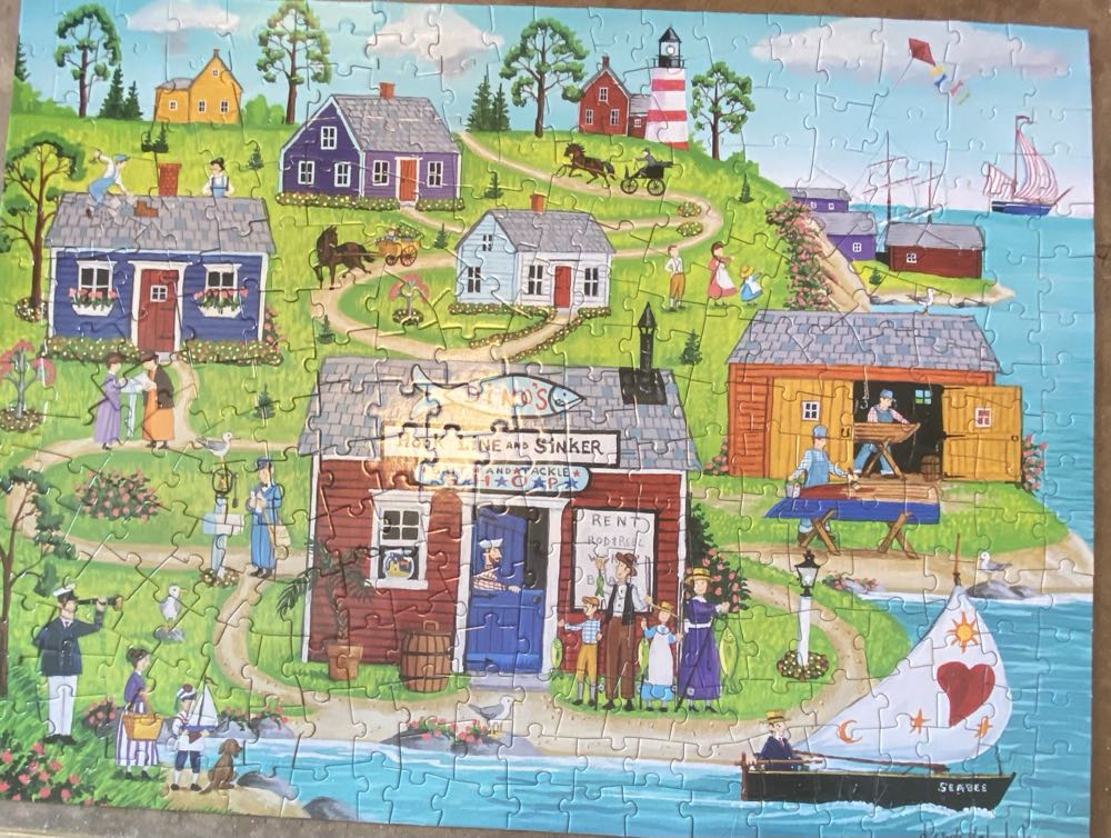 Dino’s Bait & Tackle Shop - Bits & Pieces puzzle collectible [Barcode 192949081490] - Main Image 2