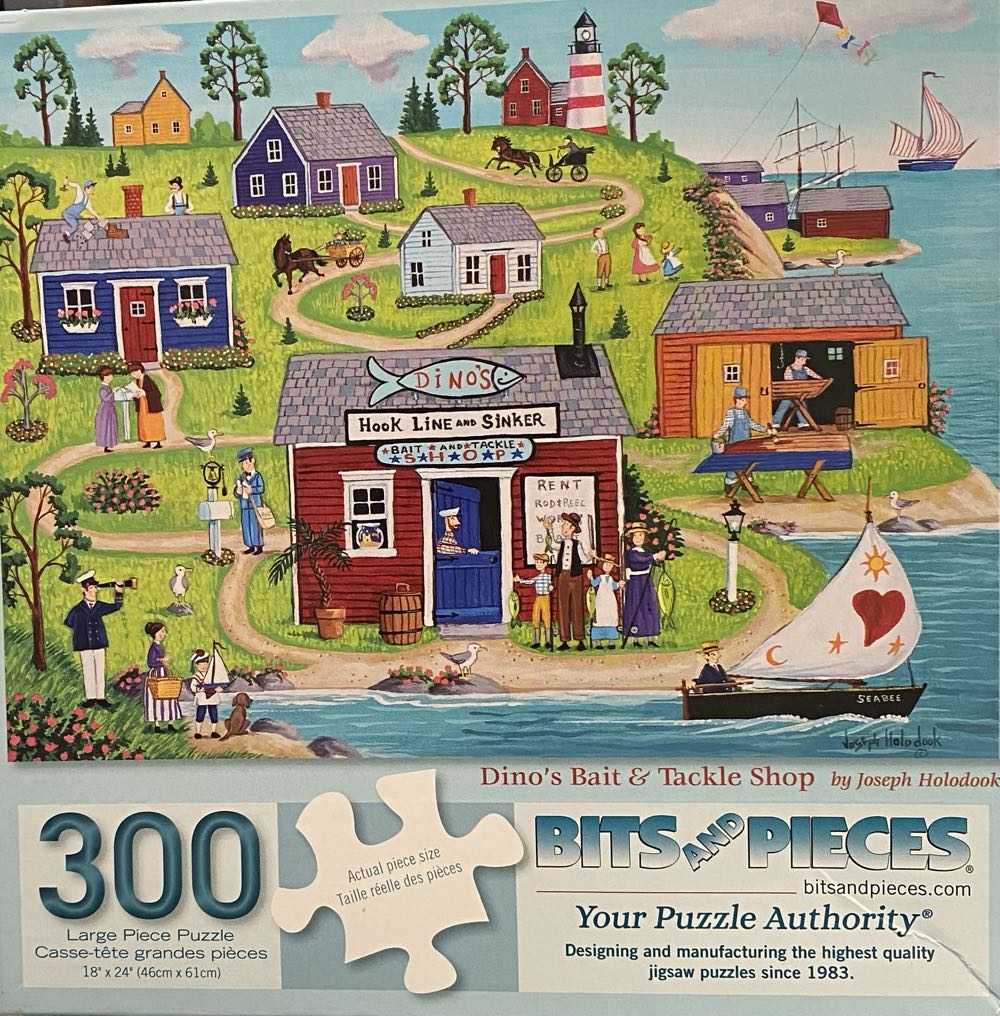 Dino’s Bait & Tackle Shop - Bits & Pieces puzzle collectible [Barcode 192949081490] - Main Image 3