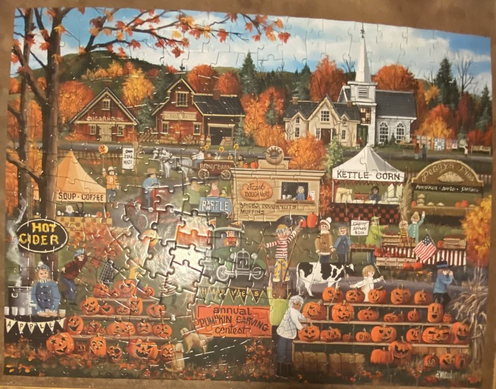 Pumpkin Festival - Bits & Pieces puzzle collectible [Barcode 192949084132] - Main Image 2