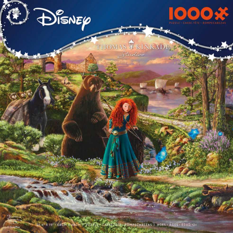 Thomas Kinkade: Brave - Ceaco Disney puzzle collectible [Barcode 021081311373] - Main Image 2