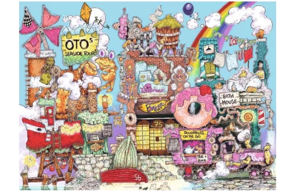 Crazy Street #1 - The Harbour - Ravensburger puzzle collectible [Barcode 4005555015192] - Main Image 2