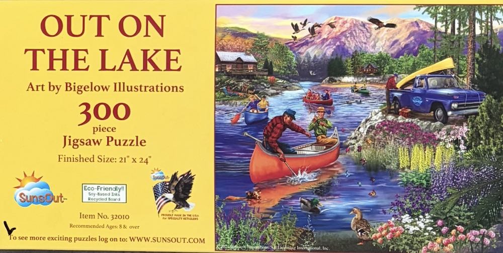 Out On The Lake  - SunsOut puzzle collectible [Barcode 796780319134] - Main Image 2