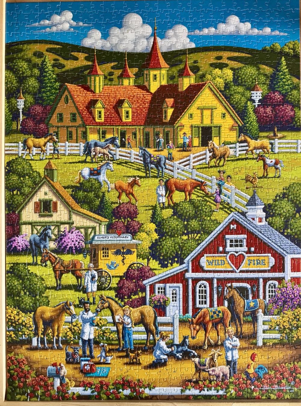 Wildfire Ranch (NIB) PC - Buffalo puzzle collectible - Main Image 2