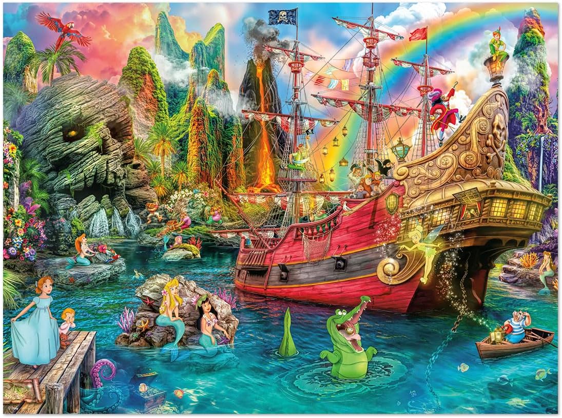 Peter Pan Mermaid Lagoon (NIB)NFT - Ceaco puzzle collectible - Main Image 2