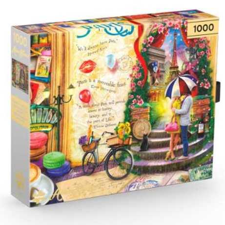 Life Is An Open Book: Paris - Buffalo puzzle collectible [Barcode 079346561391] - Main Image 2