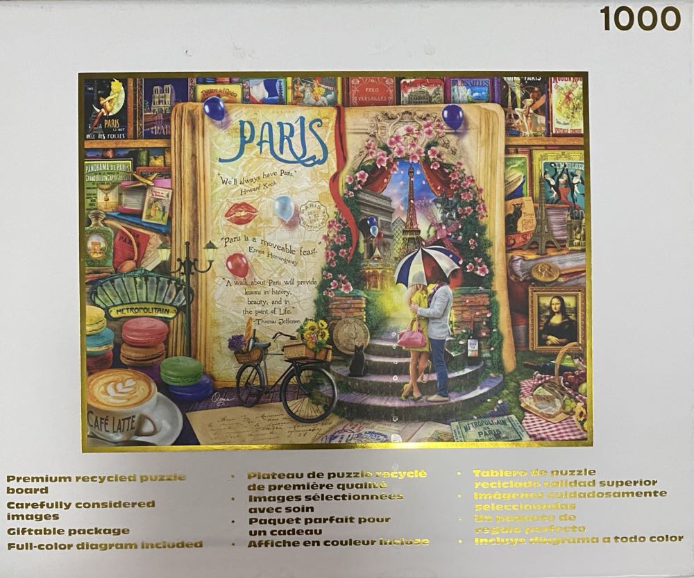 Life Is An Open Book: Paris - Buffalo puzzle collectible [Barcode 079346561391] - Main Image 3