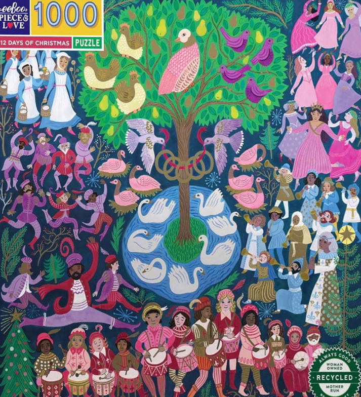 12 Days of Christmas - Eeboo puzzle collectible - Main Image 2