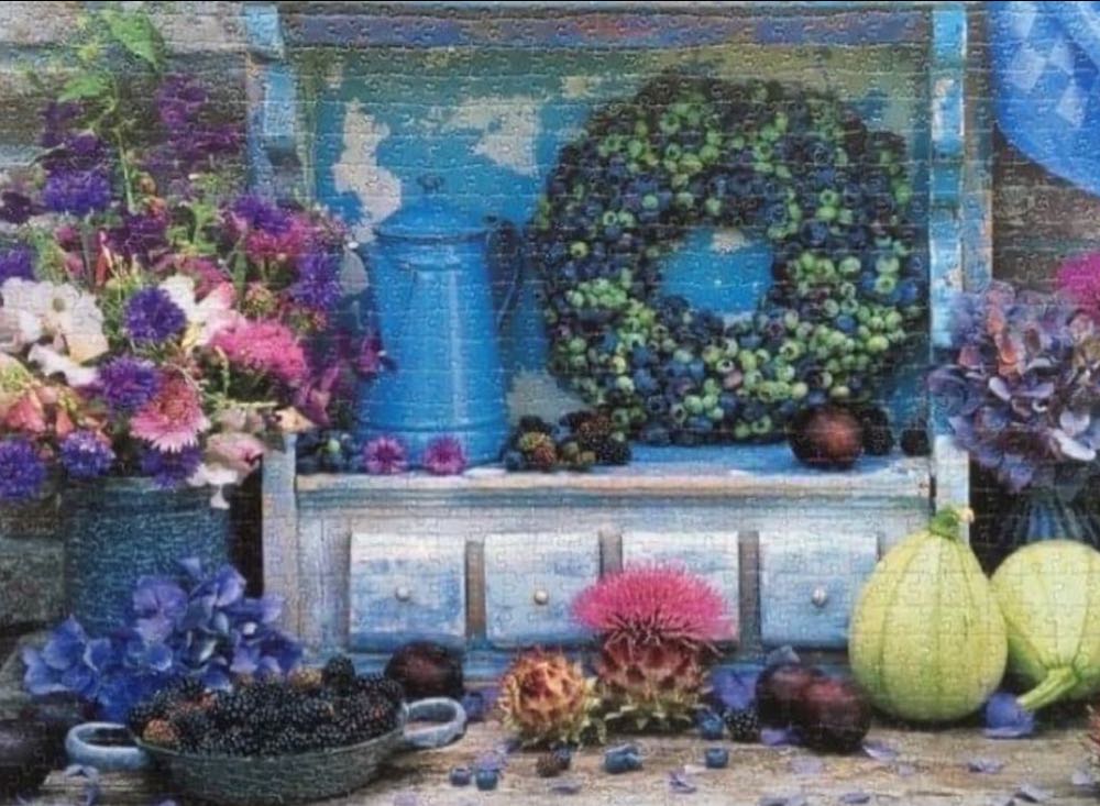 Flowers Galore🟦 - Jumbo puzzle collectible [Barcode 8710126020326] - Main Image 3