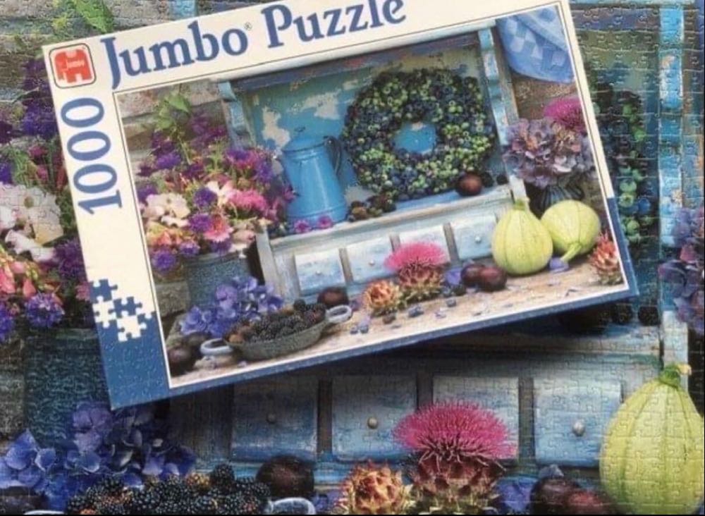 Flowers Galore🟦 - Jumbo puzzle collectible [Barcode 8710126020326] - Main Image 4