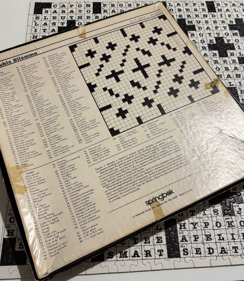 Double Dilemma! Springbok PZL2093 - Springbok - Hallmark Cards, Inc. puzzle collectible - Main Image 2