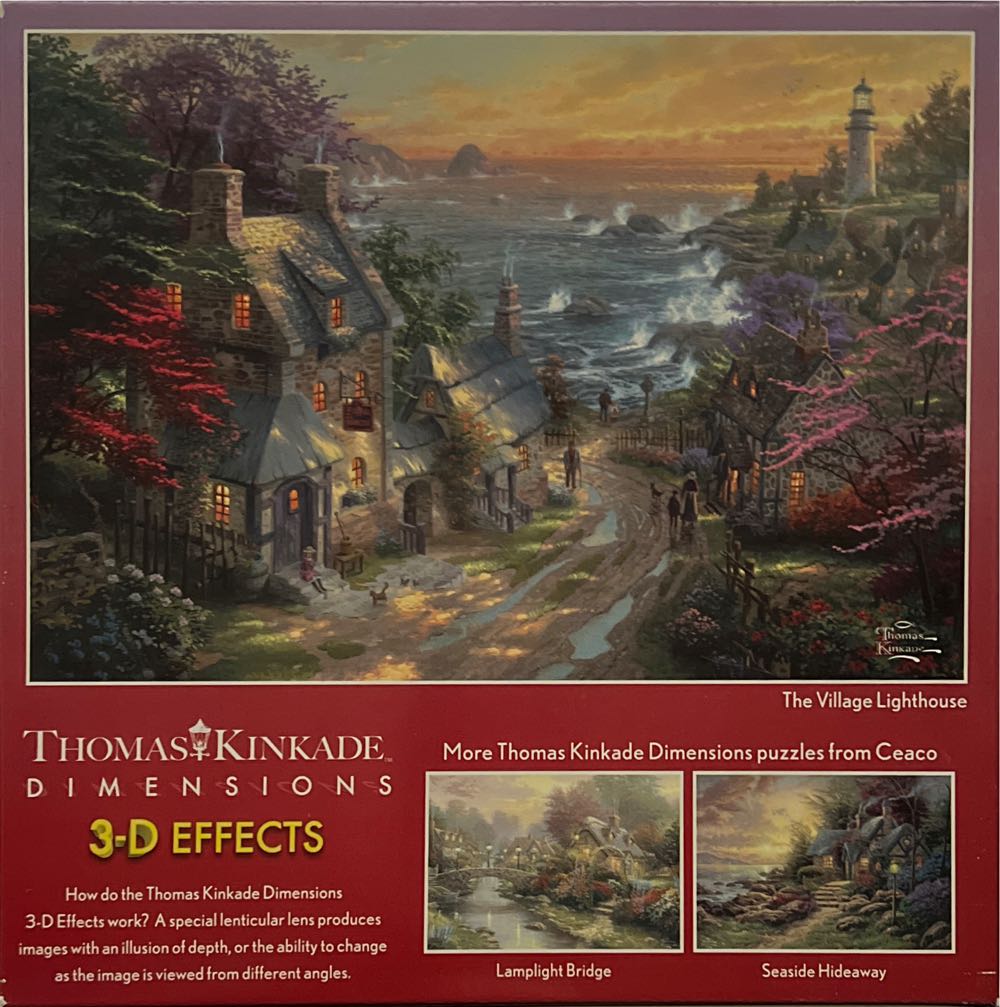 The Village Lighthouse 3D - Ceaco puzzle collectible [Barcode 021081011327] - Main Image 2