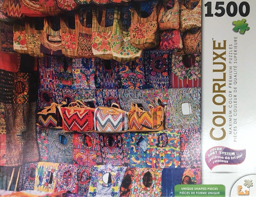 Colorful Handmade Mayan Textiles - Colorluxe puzzle collectible [Barcode 4895145405386] - Main Image 2