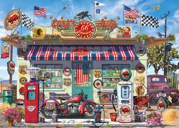 Earls Auto - Cra-Z-Art puzzle collectible - Main Image 2