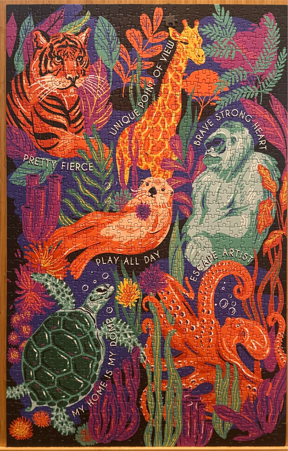 Lush Environment Collage - Lantern Press 🇺🇸 puzzle collectible - Main Image 2