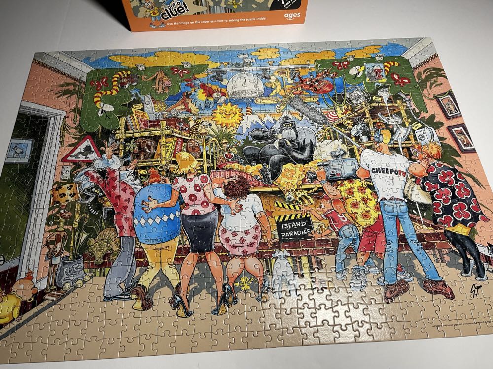 Wasgij: Changing Rooms - Roseart puzzle collectible [Barcode 072348973315] - Main Image 3