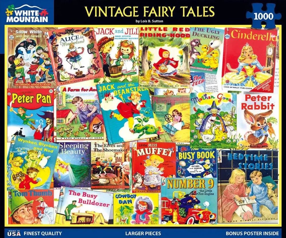Vintage Fairy Tales - White Mountain puzzle collectible - Main Image 2