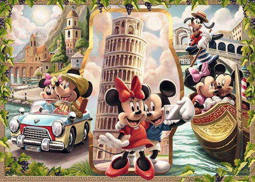 Mickey & Minnie - Vacation - Ravensburger puzzle collectible [Barcode 4005555004981] - Main Image 2