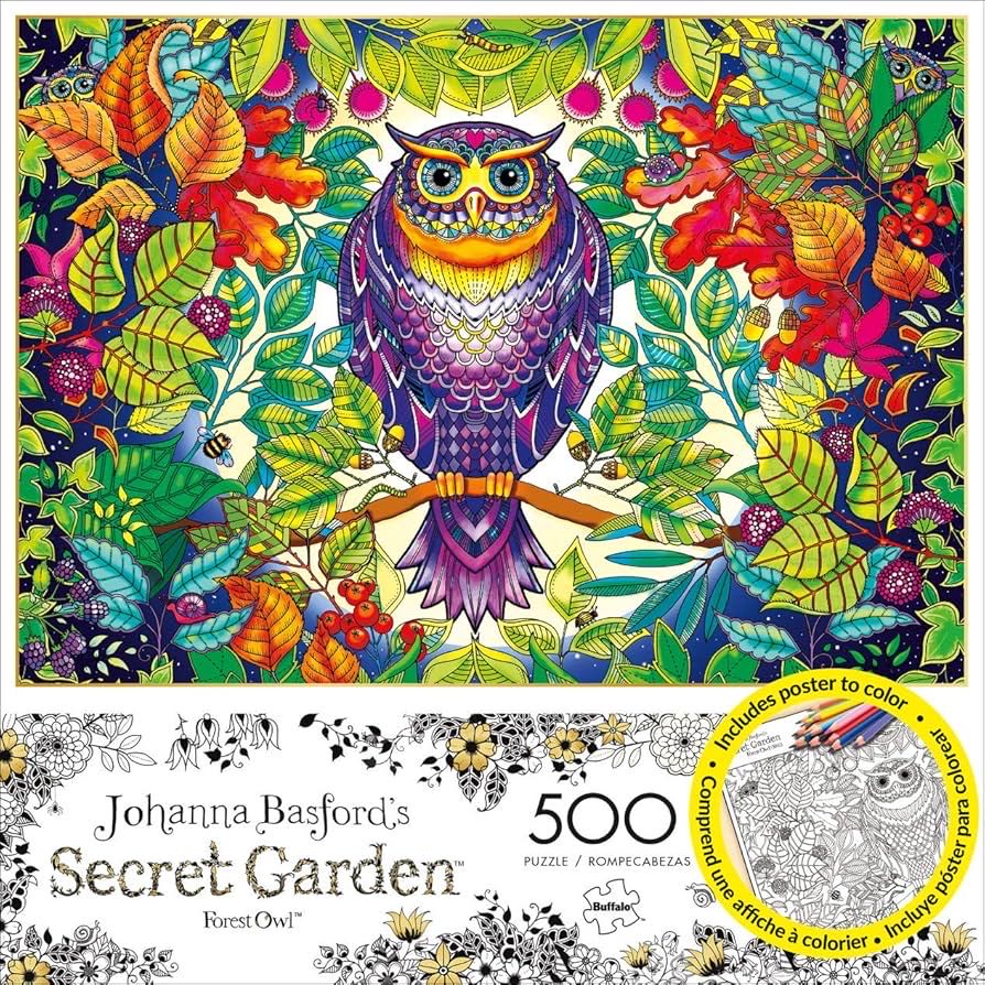 Secret Garden : Forest Owl* - Buffalo Games puzzle collectible - Main Image 2