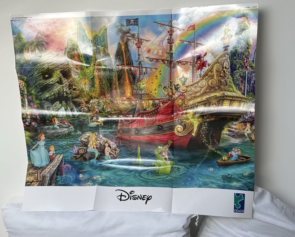 Disney: Peter Pan Mermaid Lagoon💃 - Ceaco puzzle collectible [Barcode 079346147021] - Main Image 3