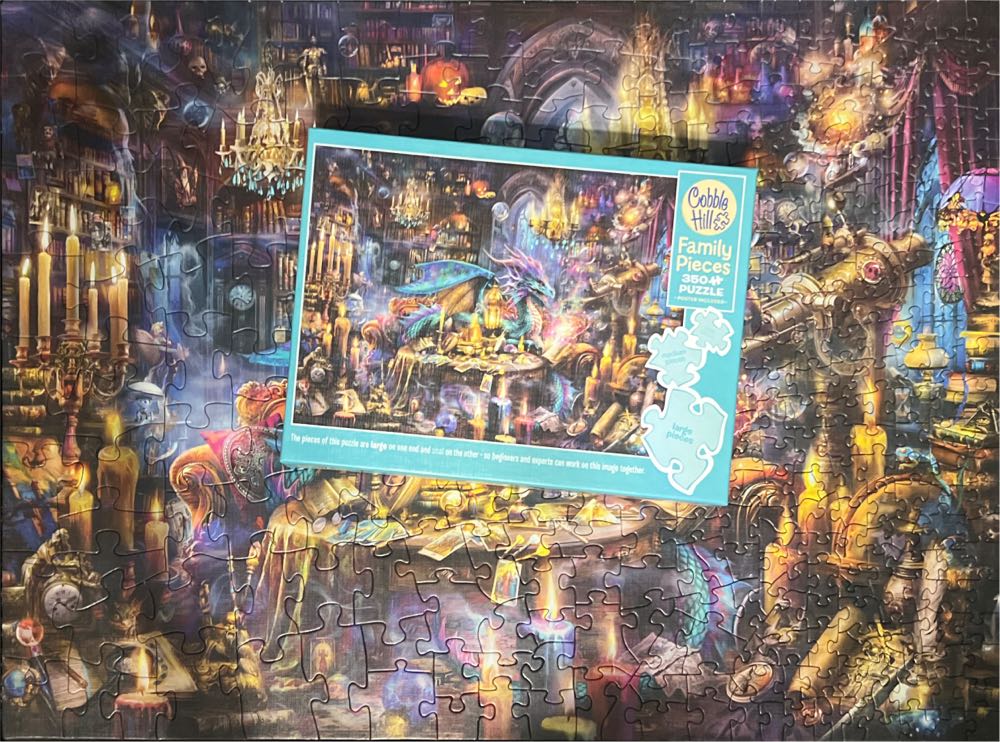 The Library Keeper - Cobble Hill puzzle collectible [Barcode 625012470506] - Main Image 3