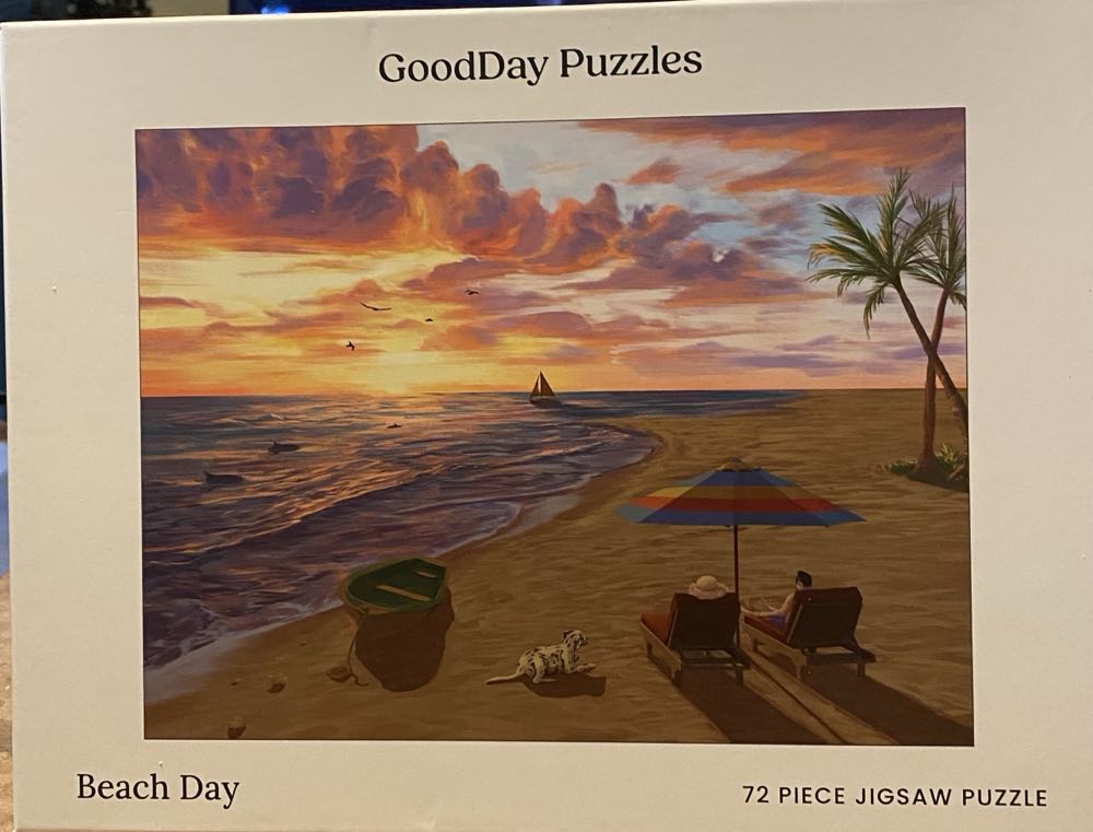 BEACH DAY - Goodday Puzzles puzzle collectible [Barcode 196852229093] - Main Image 2