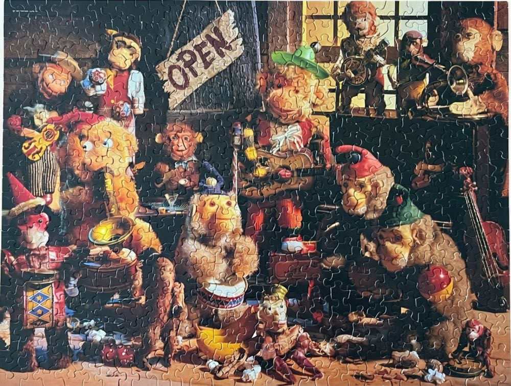 Monkeying Around - Springbok By Hallmark puzzle collectible - Main Image 2