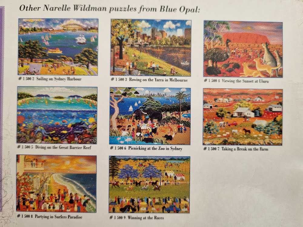 The Lucky Country - Diving on the Great Barrier Reef - Blue Opal puzzle collectible [Barcode 633793000485] - Main Image 4