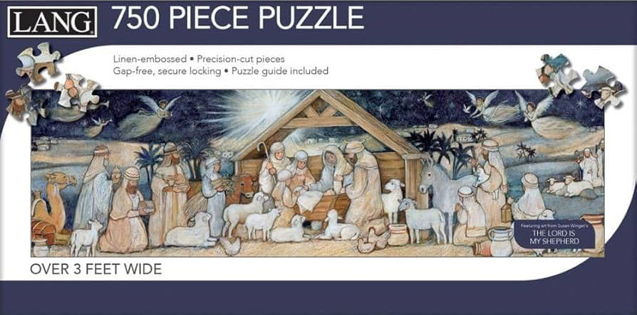 Nativity Set - Lang Companies puzzle collectible [Barcode 9781469422343] - Main Image 2
