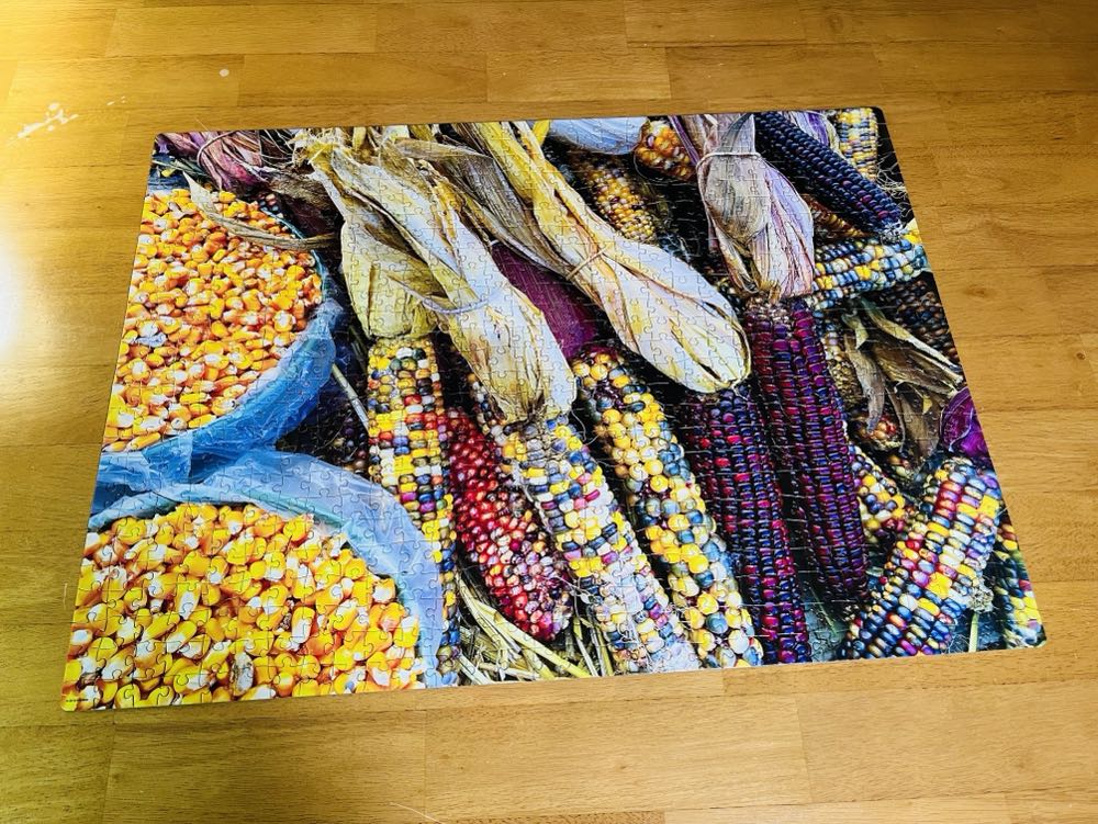 Colorful Corn - Milton Bradley (MB) puzzle collectible [Barcode 778988184431] - Main Image 2