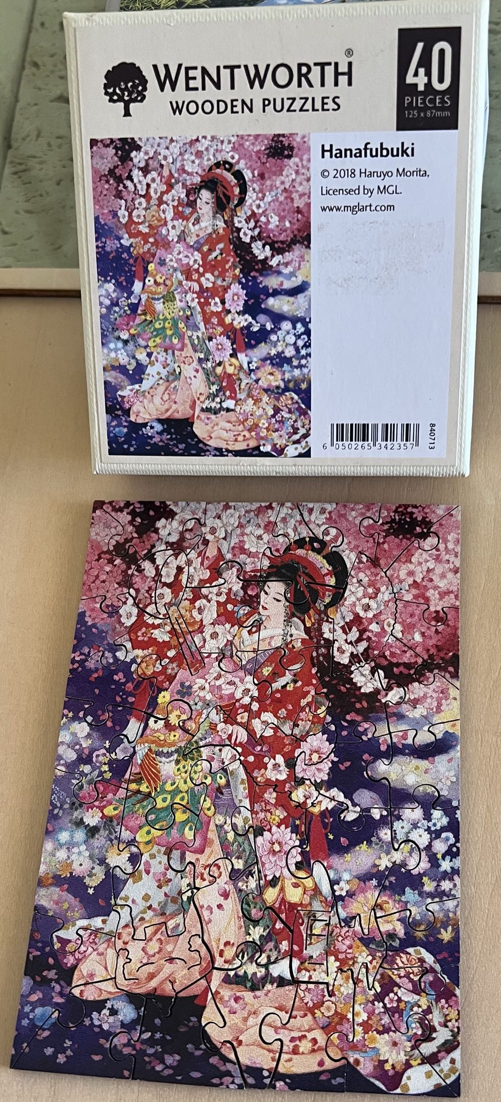 Hanafubuki - SOLD - Wentworth Wooden Jigsaw Company puzzle collectible [Barcode 6050265342357] - Main Image 3
