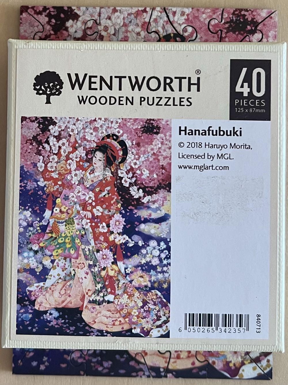 Hanafubuki - SOLD - Wentworth Wooden Jigsaw Company puzzle collectible [Barcode 6050265342357] - Main Image 4