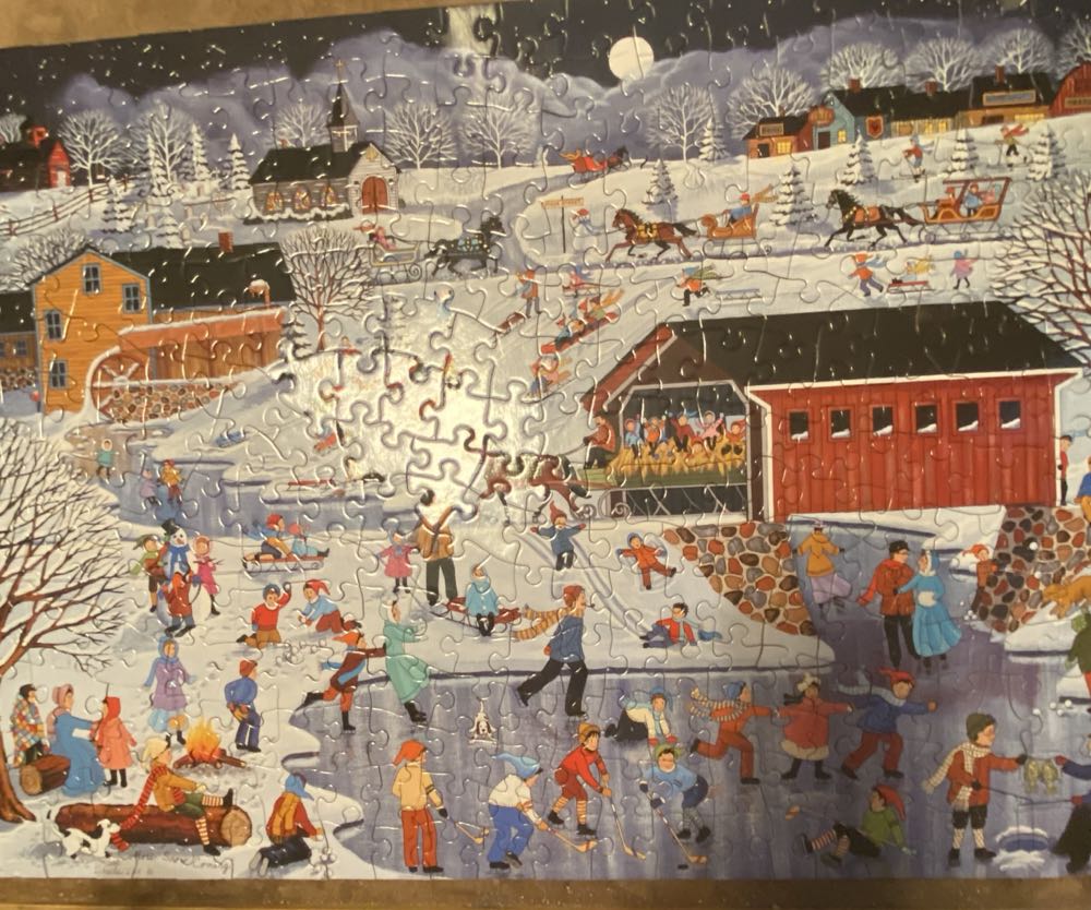 More Snow Coming - Bits & Pieces puzzle collectible [Barcode 192949077288] - Main Image 2