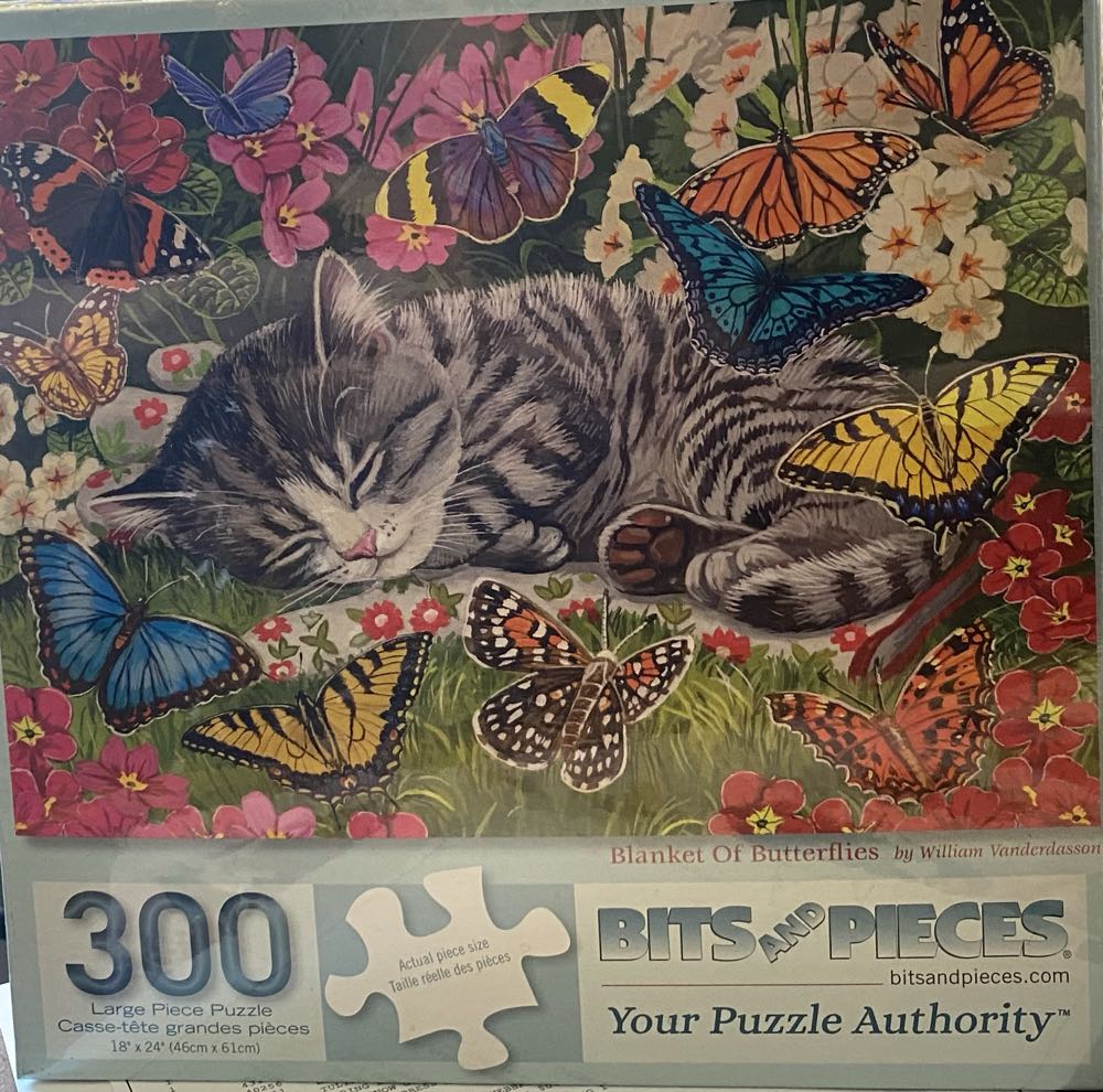 Blanket Of Butterflies - Bits & Pieces puzzle collectible [Barcode 192949017710] - Main Image 2
