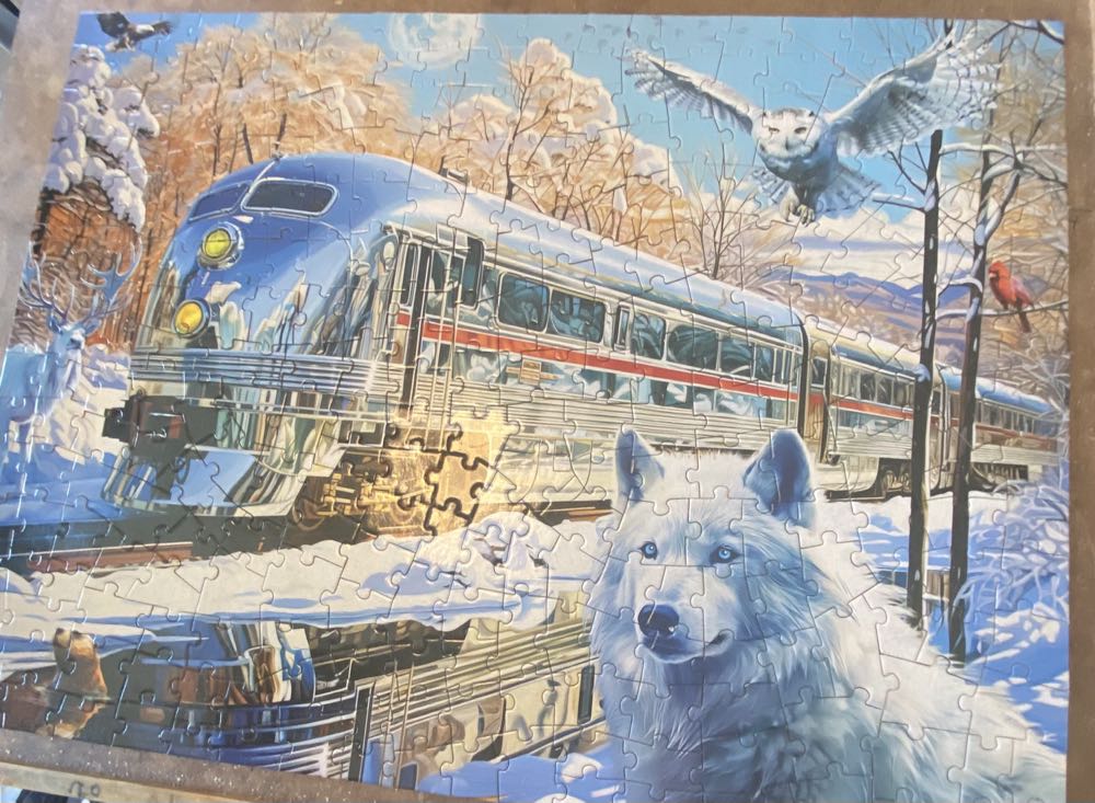 Winter Express - Bits & Pieces puzzle collectible [Barcode 192949087553] - Main Image 2
