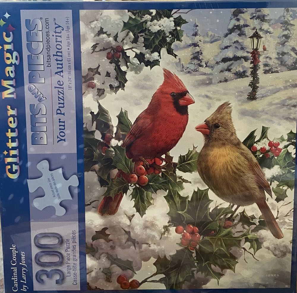 Cardinal Couple - Bits & Pieces puzzle collectible [Barcode 192949031785] - Main Image 2