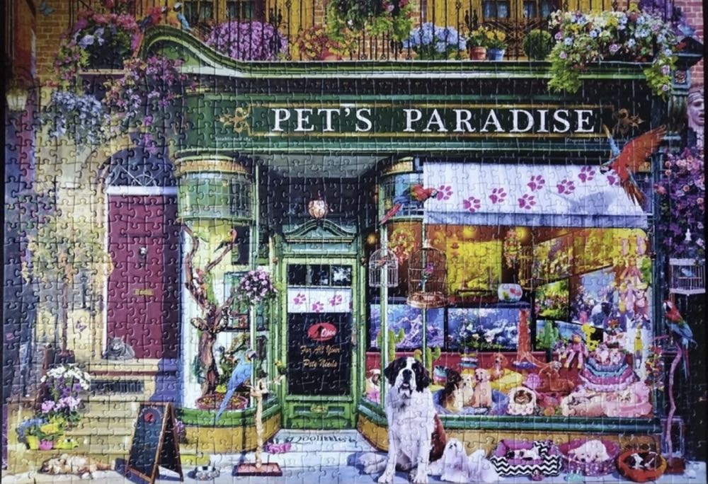 Tea Time: Pets Paradise - Trefl puzzle collectible [Barcode 5900511108415] - Main Image 3