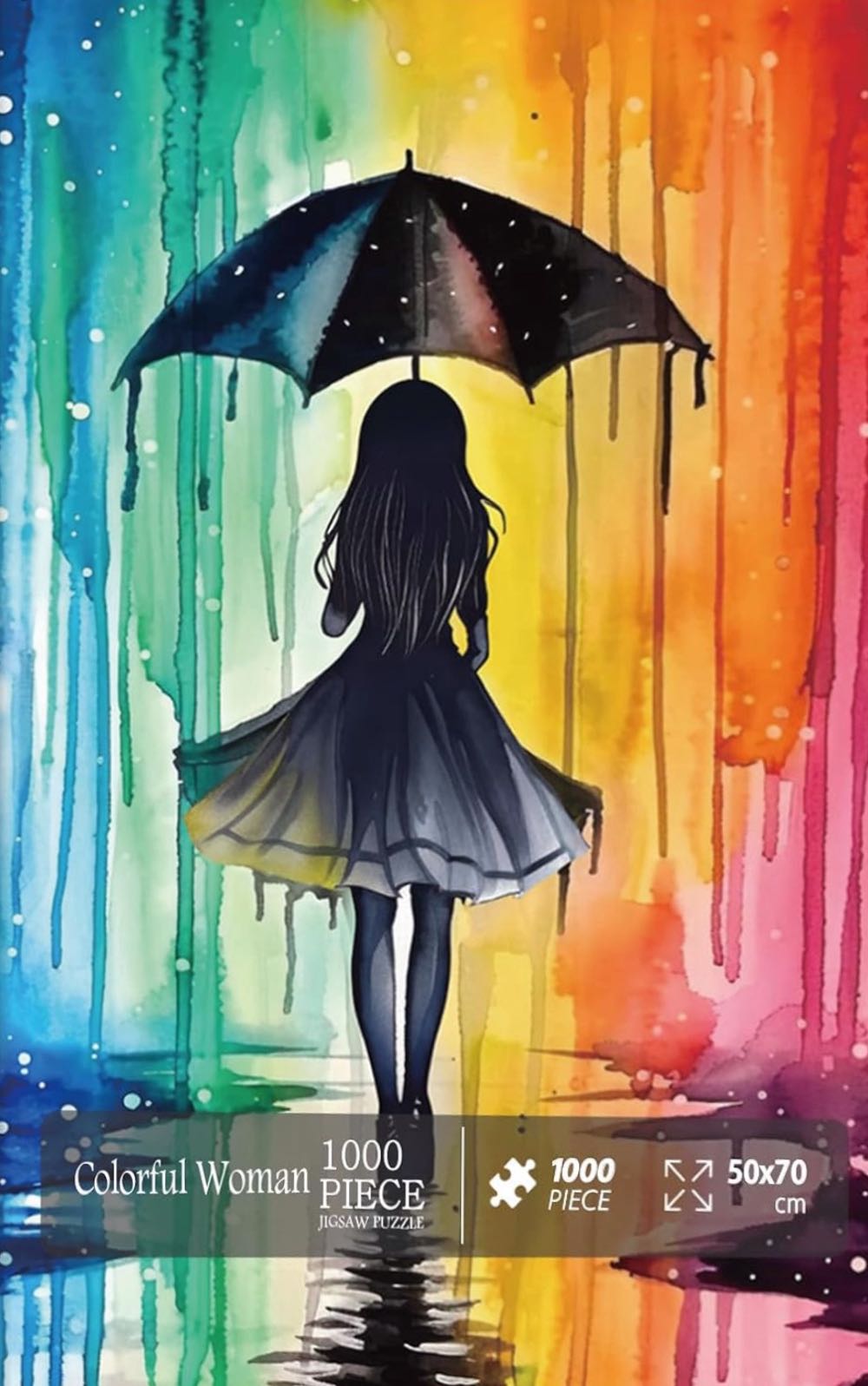 Colorful Woman - BBOLDIN puzzle collectible - Main Image 2