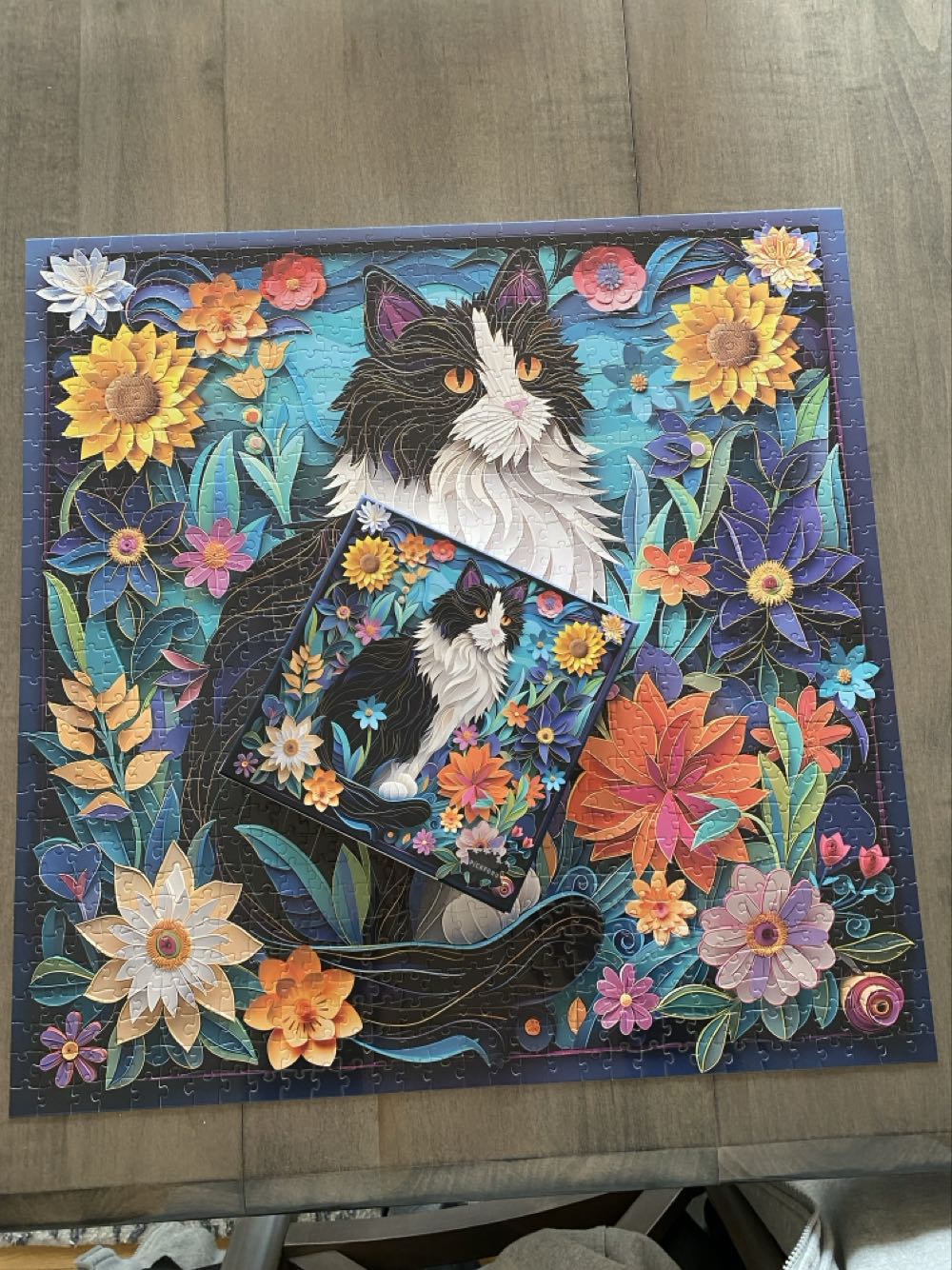 Cat & Flowers - Pickforu puzzle collectible - Main Image 3
