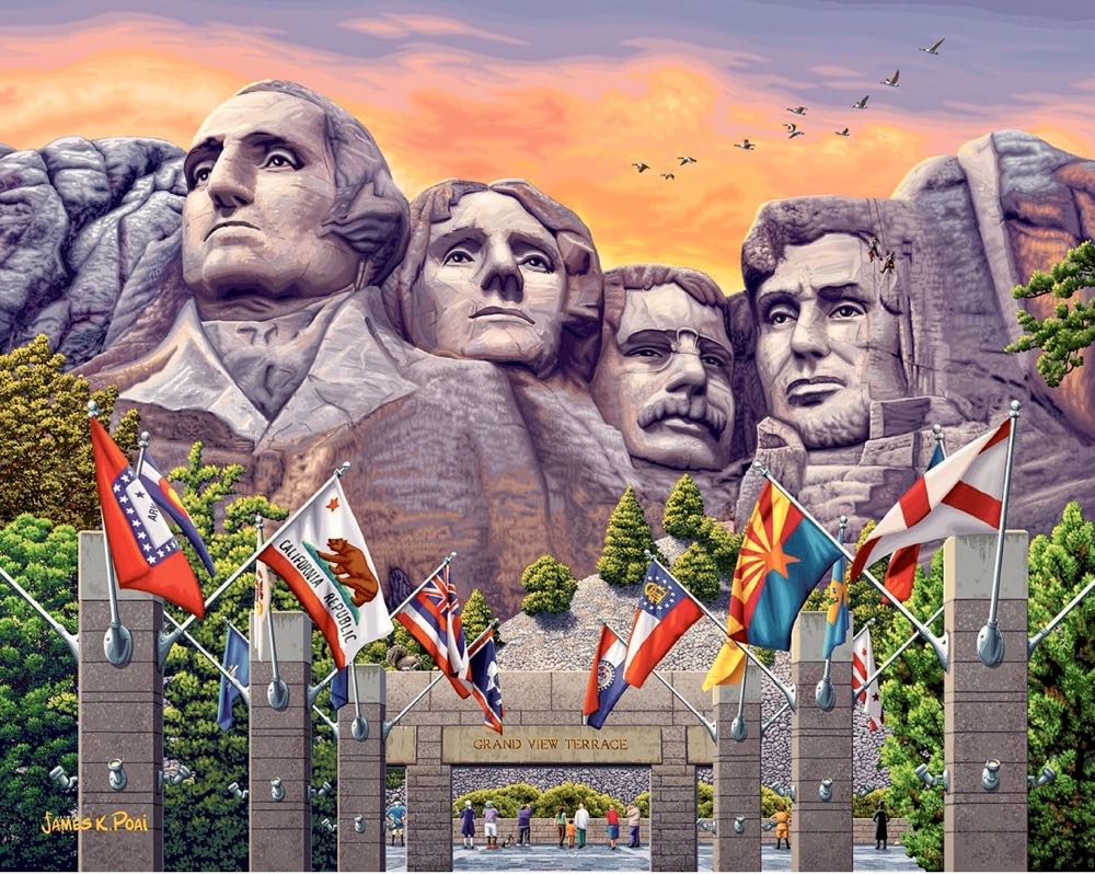 Mount Rushmore - Seth - Boardwalk Puzzle Company puzzle collectible - Main Image 2