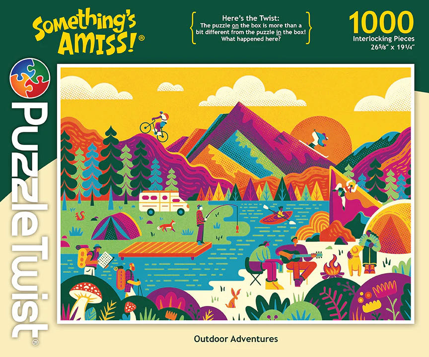 Outdoor Adventures 🆕 - Puzzle Twist Something’s Amiss🚫 puzzle collectible [Barcode 614399102322] - Main Image 2