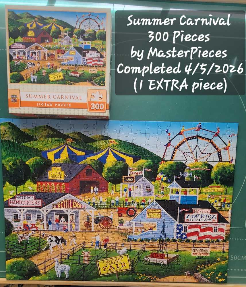 Summer Carnival - Master Pieces puzzle collectible [Barcode 705988610691] - Main Image 2