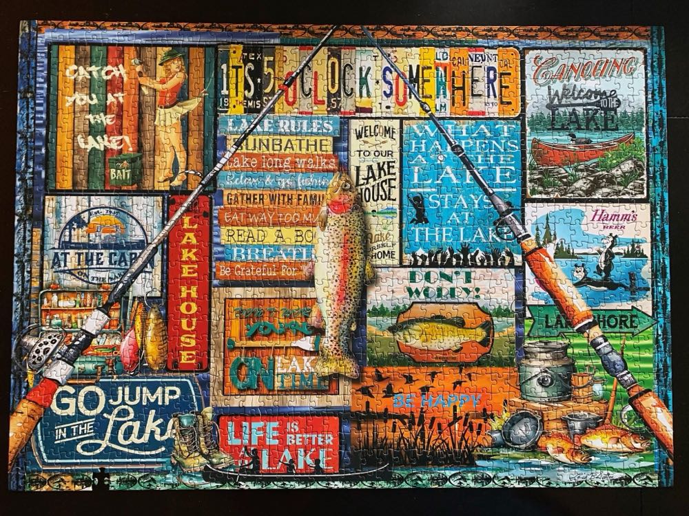 Lake Signs*^ - RoseArt puzzle collectible - Main Image 3