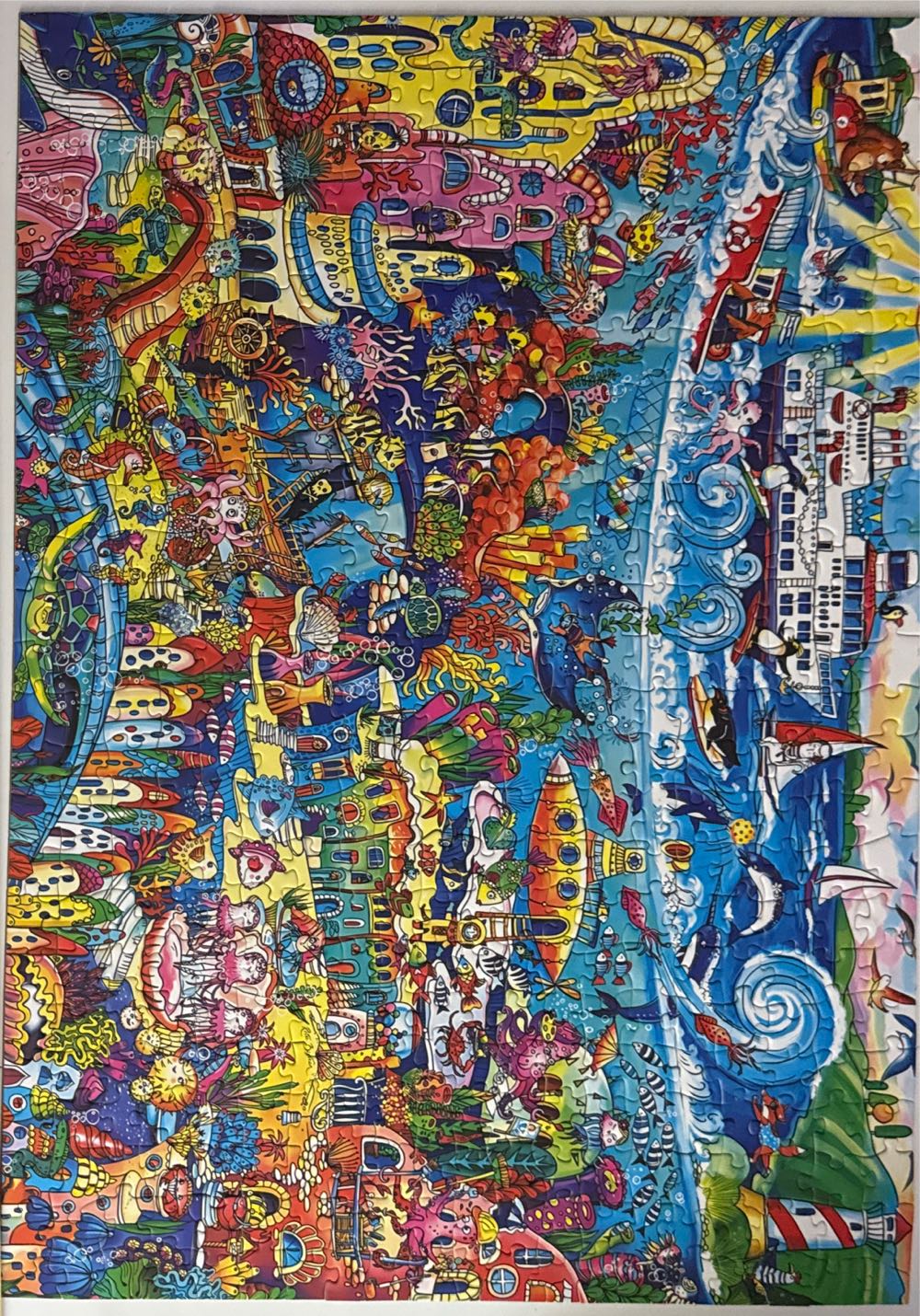 Capitol Reef National Park Map Cardboard Jigsaw Puzzle Pieces Hand-illustrated Educational Family Activity Ages 7 Includes Poster 25.4 X 19.8