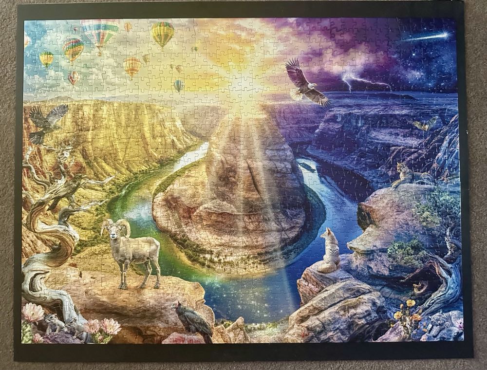 Horseshoe Bend - Buffalo Games 🇺🇸 puzzle collectible [Barcode 079346138128] - Main Image 2