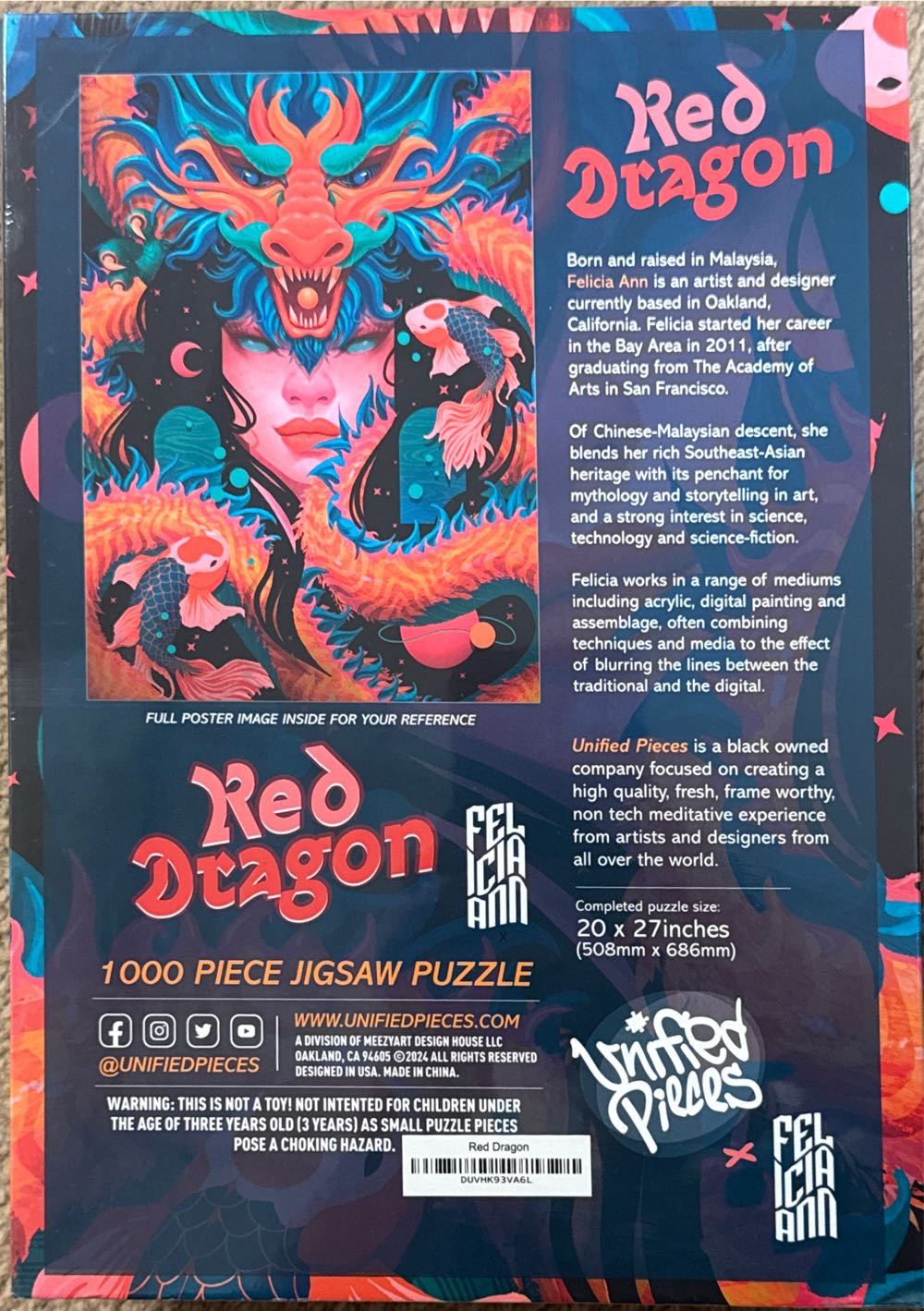 Red Dragon - Unified Pieces puzzle collectible - Main Image 2
