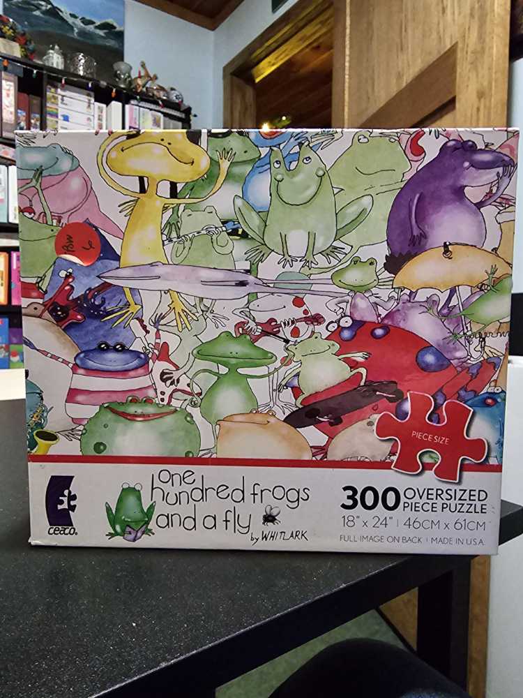 One Hundred Frogs And A Fly  - Ceaco puzzle collectible [Barcode 021081022132] - Main Image 2