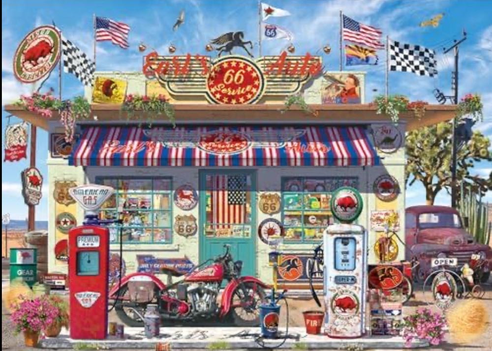 Earls Auto - Cra-Z-Art puzzle collectible [Barcode 4895145426671] - Main Image 2